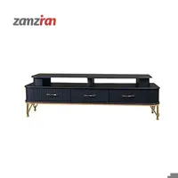 میز تلویزیون متین مشکی مدل R470 سایز 180 سانتی