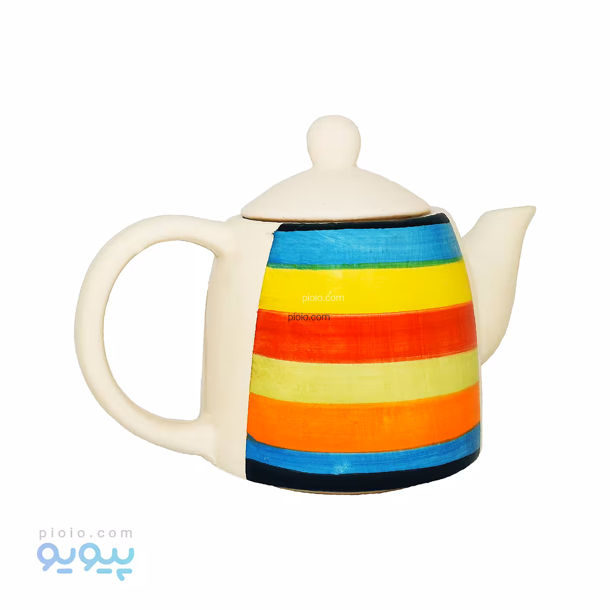 قوری سرامیکی طرح رنگین کمان