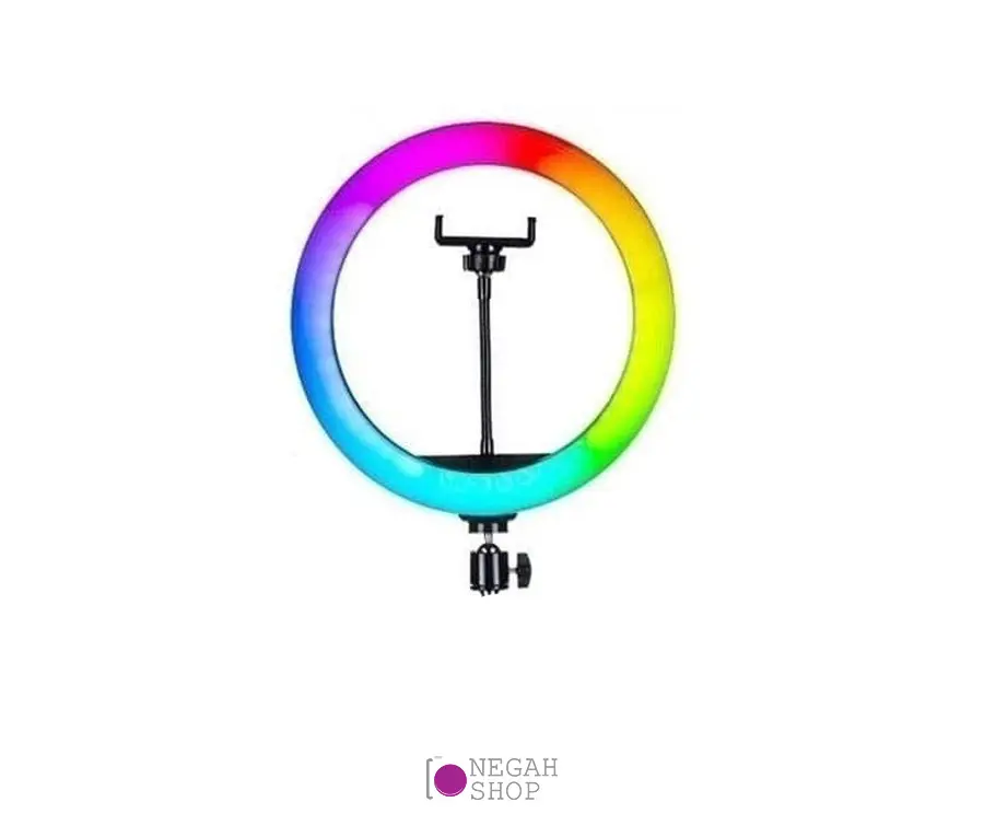 *رینگ لایت MK33-RGB LED Ring Light