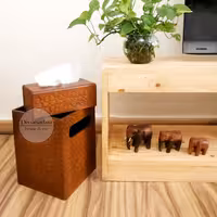 سطل و جا دستمال کاغذی