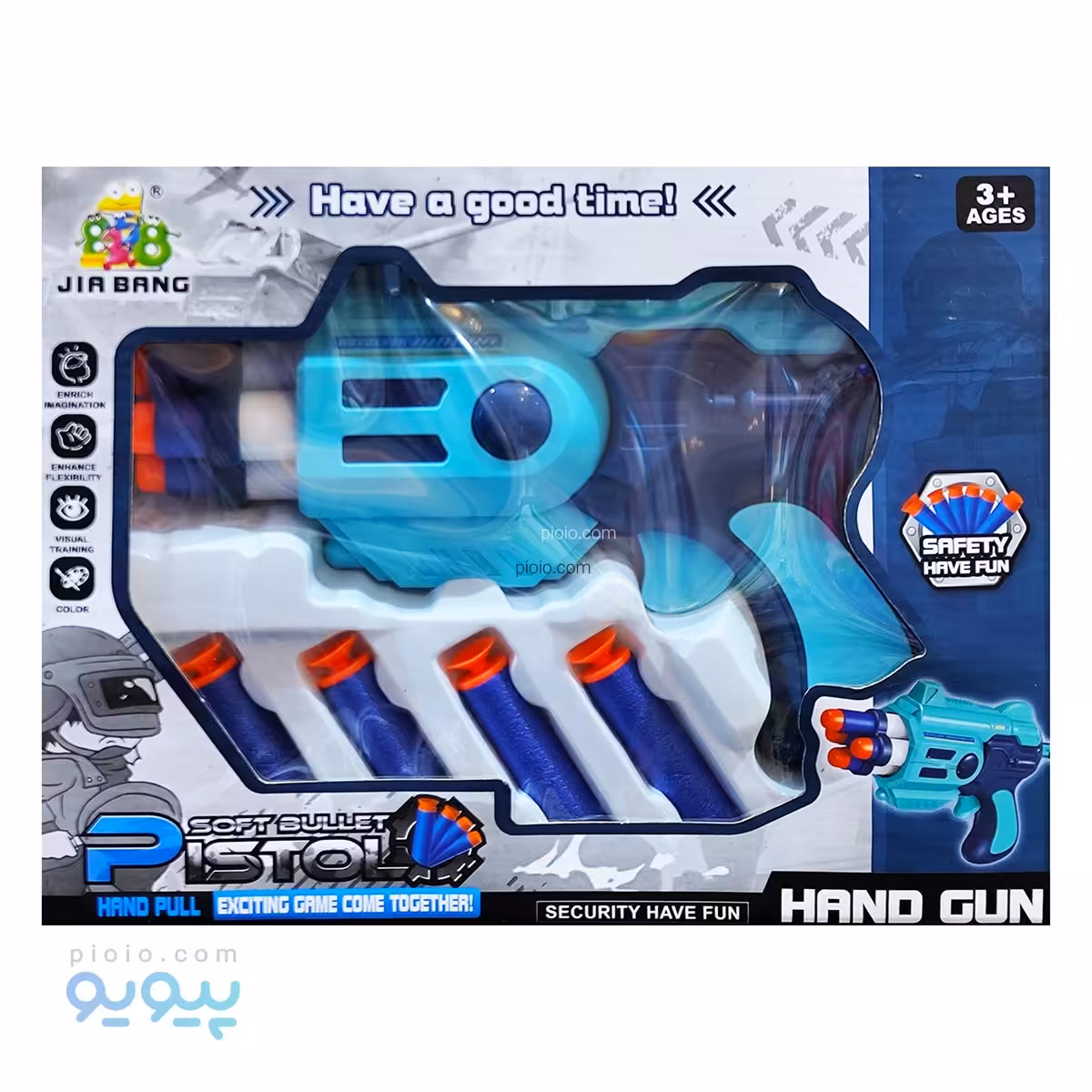 تفنگ اسباب بازی PISTOL آیتم 899-10Y تک و عمده