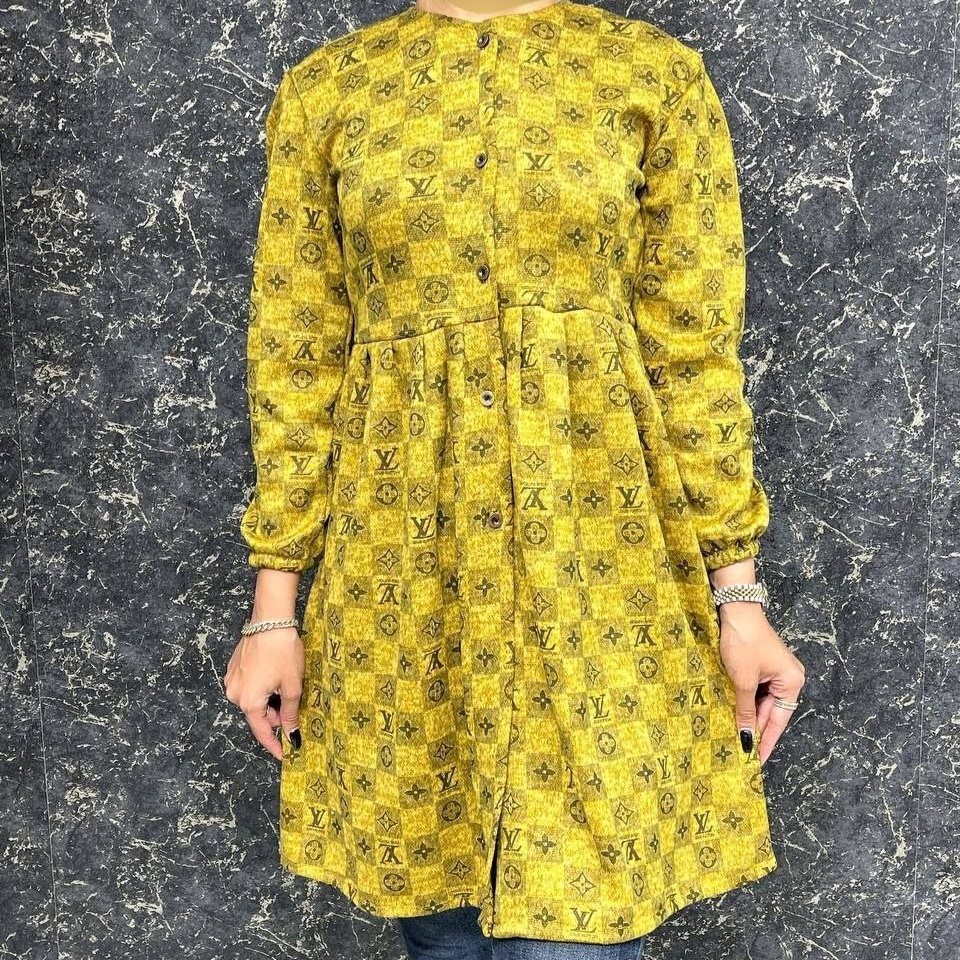 مانتو کمربند دار ال وی