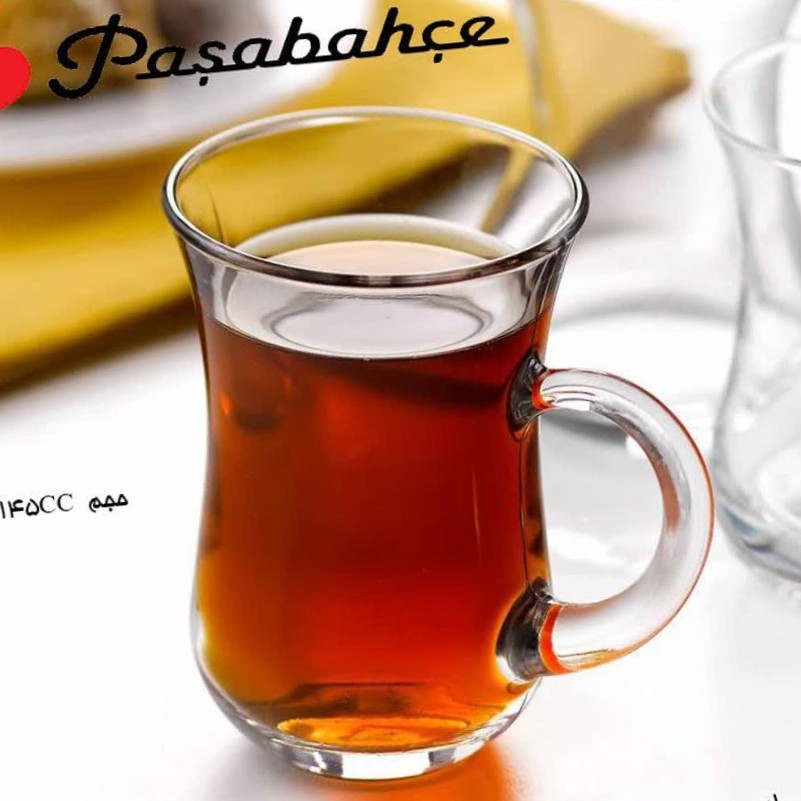 استکان دسته دار کی اف پاشاباغچه کد 55411 بسته 6 عددی