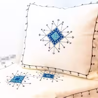 کاور کوسن سوزن دوزی  FS004 04 غرفه ملک خورشید                                   