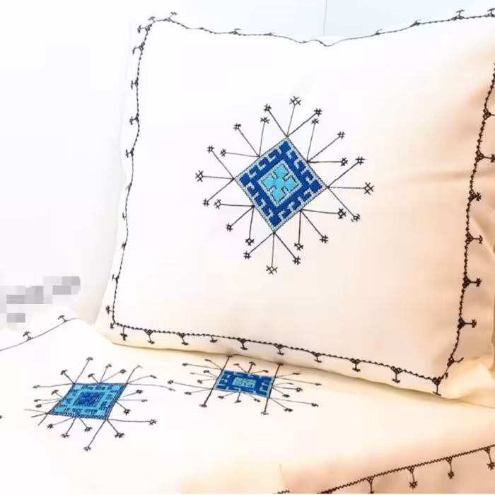 کاور کوسن سوزن دوزی  FS004 04 غرفه ملک خورشید                                   