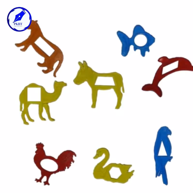 شابلون فانتزی کلبه حیوانات بسته 12 عددی