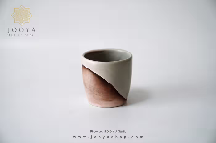 لیوان سرامیکی طوسی