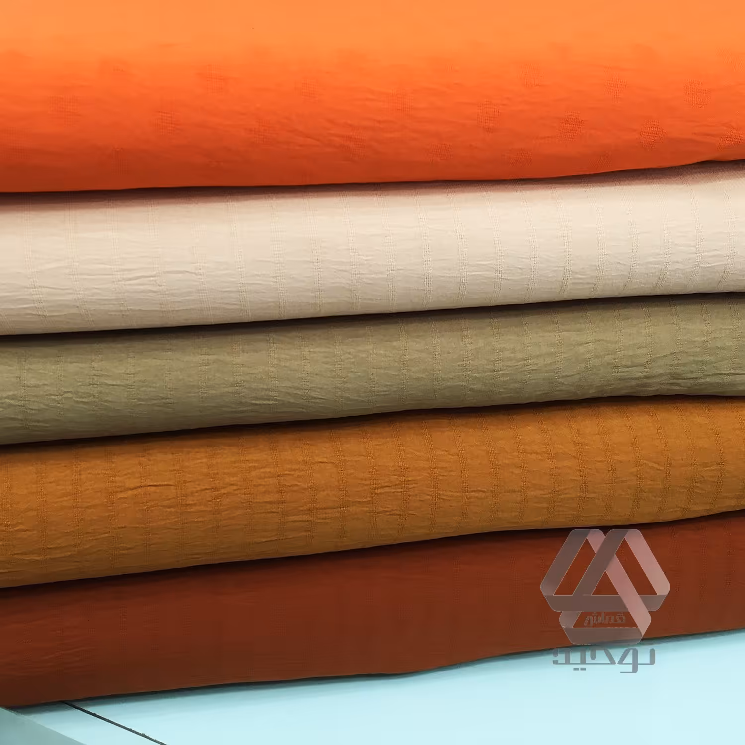 پارچه ابروبادی ژاکارد گرم بالا  در 5 رنگ عرض 1.50 متر