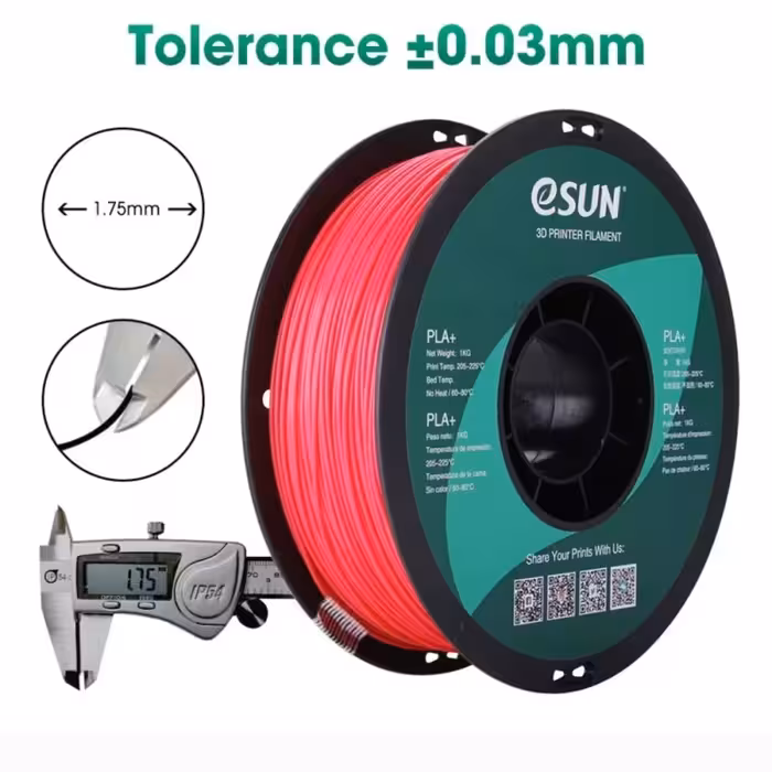 فیلامنت پرینتر سه بعدی مدل PLAایسان سرخابی 