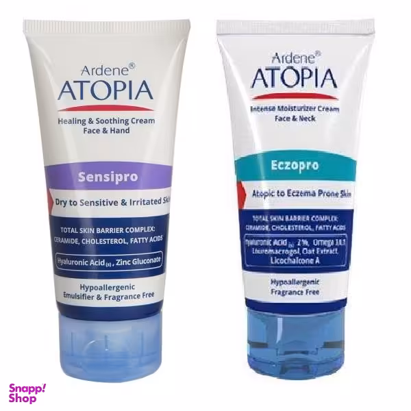 کرم مرطوب کننده آردن مدل Atopia حجم 100 میلی لیتر مجموعه 2 عددی