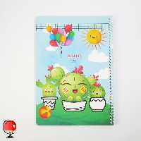 دفتر رسم 60 برگ سیمی طرح کاکاتوس سم