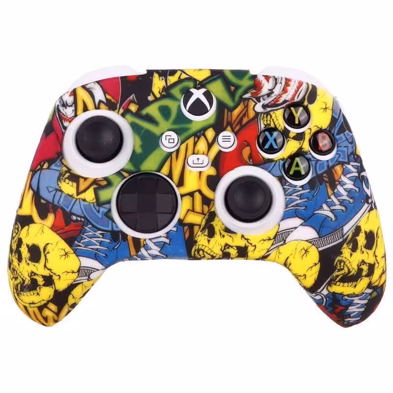 روکش دسته بازی Xbox X-S طرح اسکلت و کفش