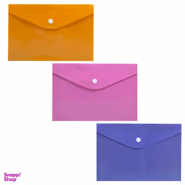 پوشه دکمه دار کد A.5 بسته 3 عددی