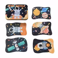 پازل با قوطی فلزی مدل فضانورد کد 100437