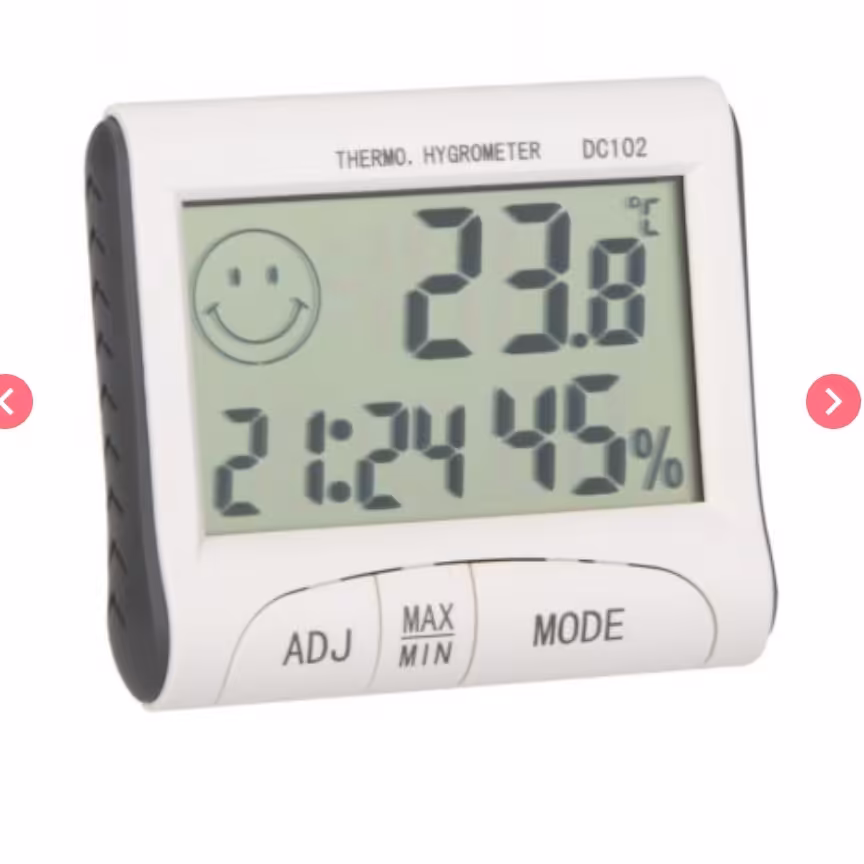 دماسنج و رطوبت سنج دیجیتالی DC102

