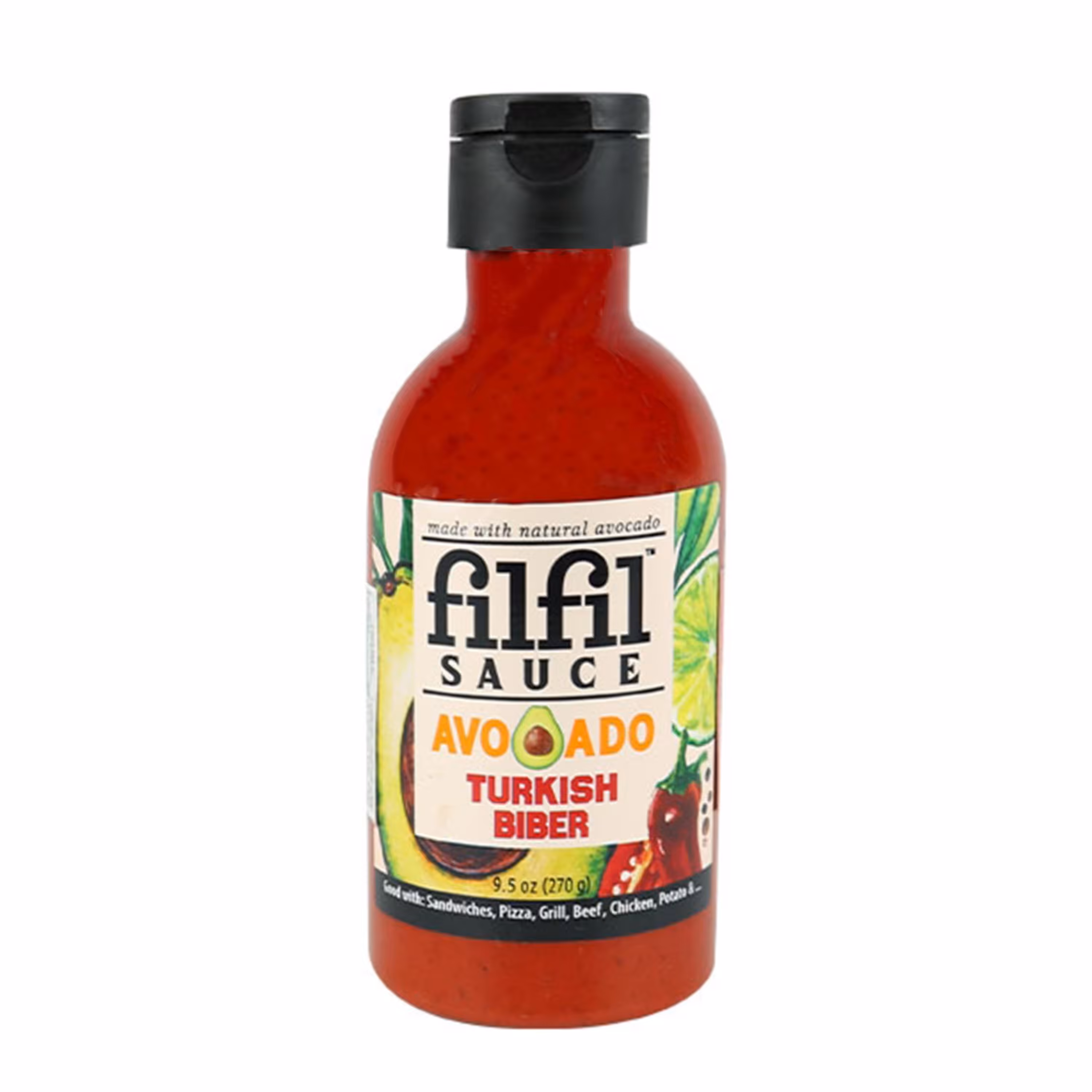 سس آواکادو ترکیش بیبر فیلفیل Filfil حجم 270 گرم