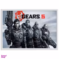 تابلو نوری بکلیت مدل طرح بازی گیمنت Gear-5 مدل چراغدار W-s1405