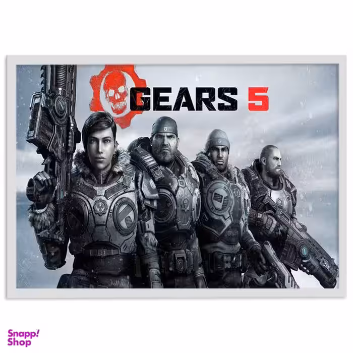 تابلو نوری بکلیت مدل طرح بازی گیمنت Gear-5 مدل چراغدار W-s1405