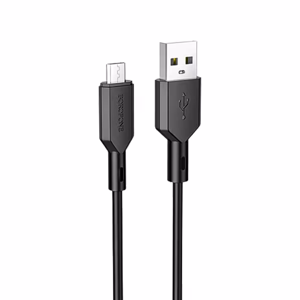 کابل تبدیل USB به MicroUSB بروفون مدل BX70 طول 1 متر