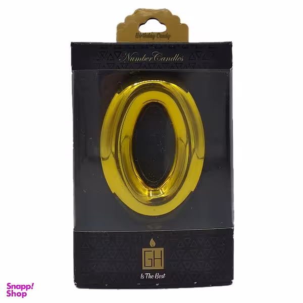 شمع تولد طرح عدد 0