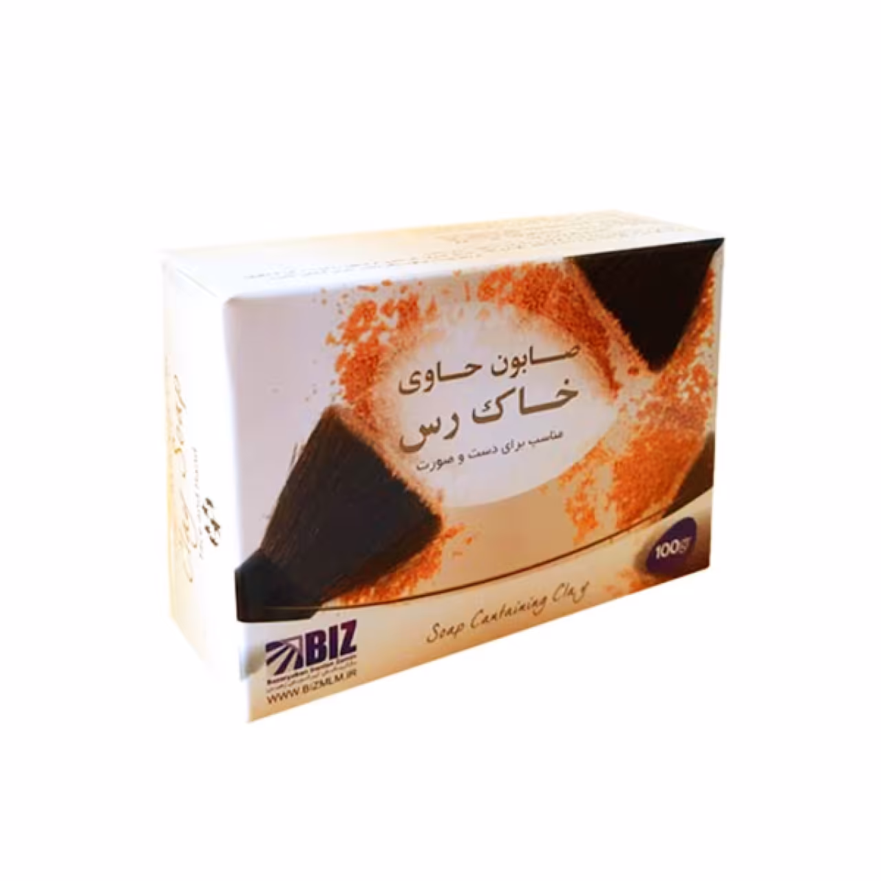 صابون دست و صورت خاک رس بیز حجم 100 گرم