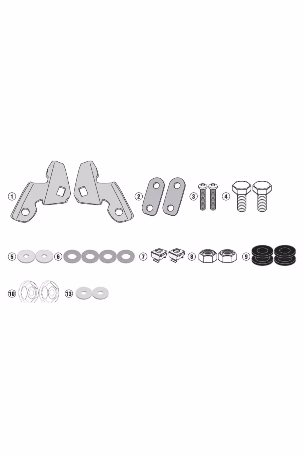 شیشه جلو موتورسیکلت D1163KITHONDAPCX125 18 20 WINDERSIPERLICS اورجینال Givi