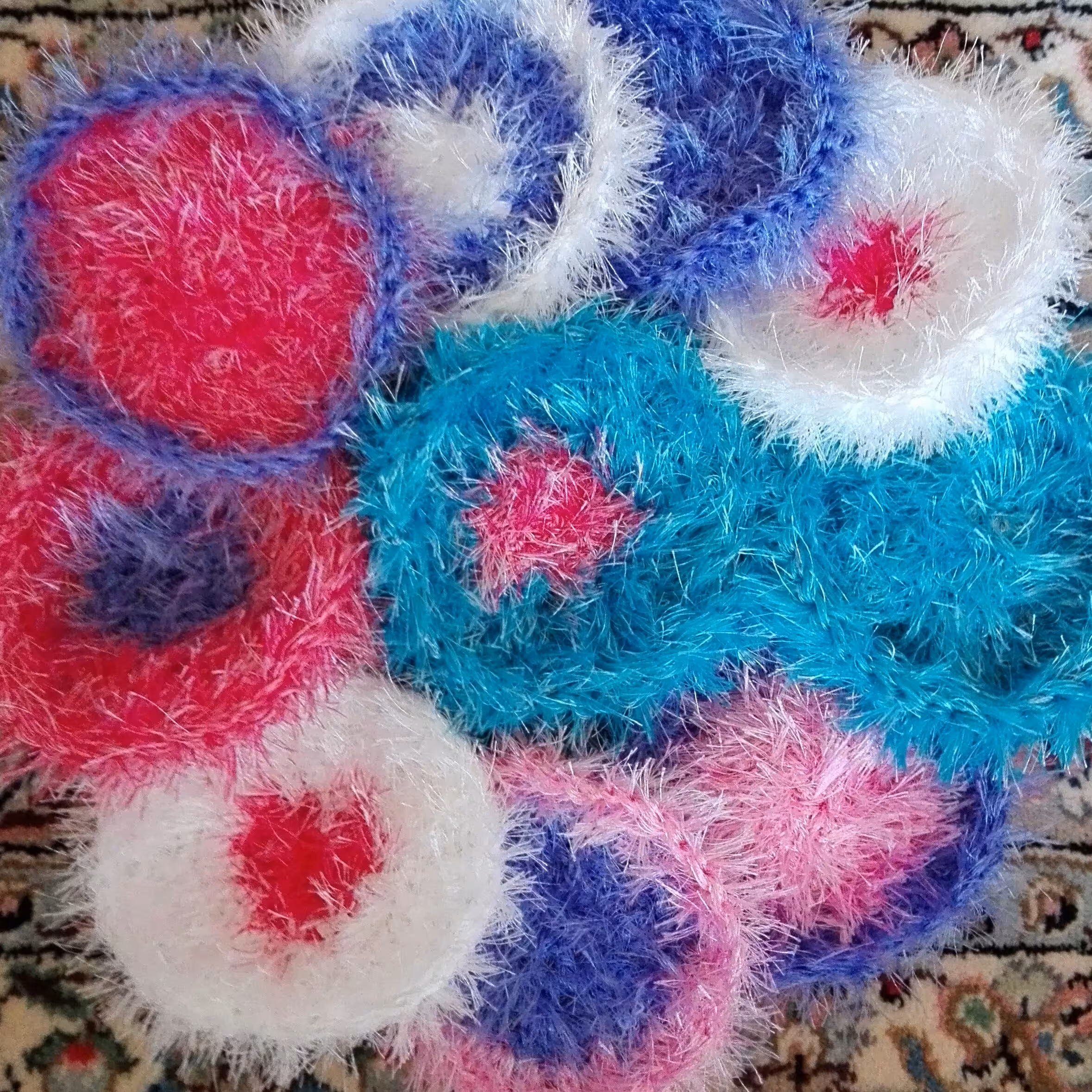 اسکاچ بافتنی گرد 