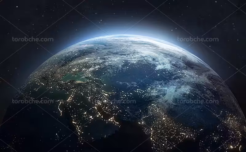 عکس باکیفیت کره زمین | گرافیک با طعم تربچه