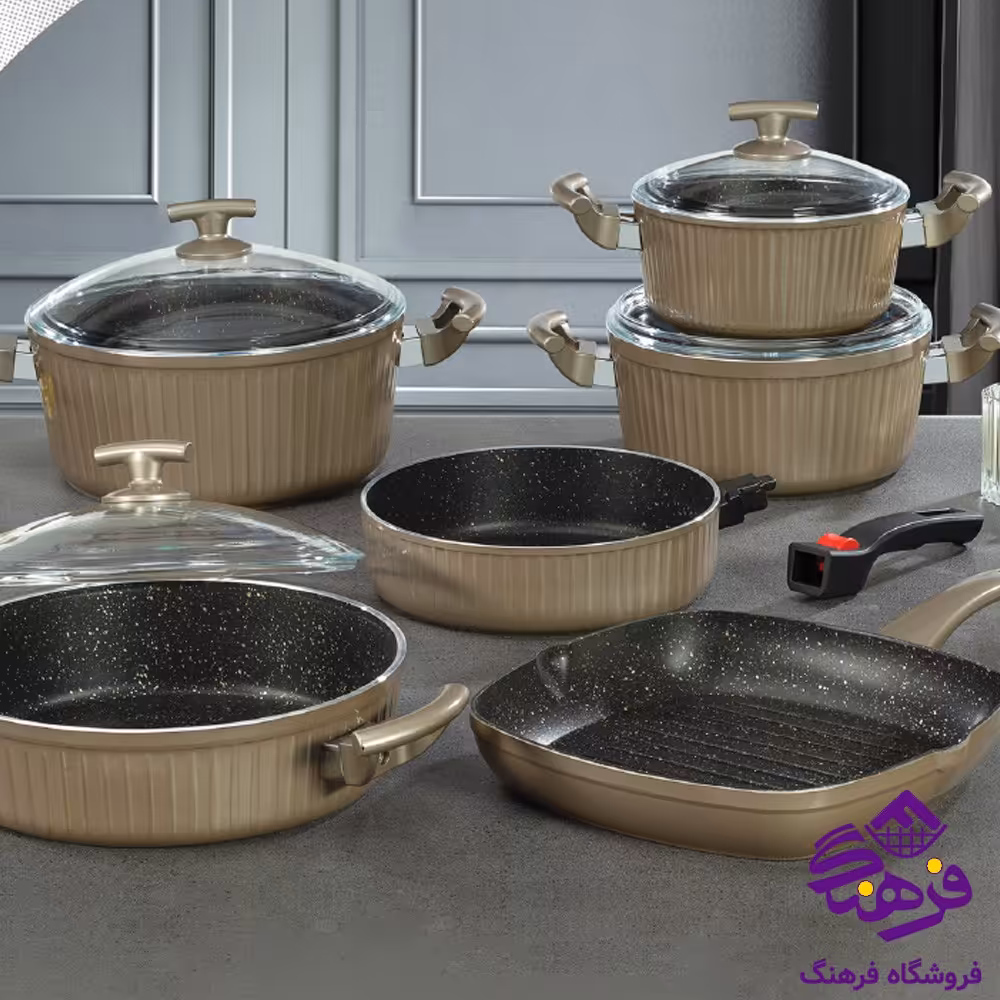 سرويس قابلمه پويان 11پارچه ELSA شامپايني