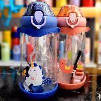 قمقمه کودک  نشکن  نی دار بند بلند قابل تنظیم در قفلی  برند EYUN 