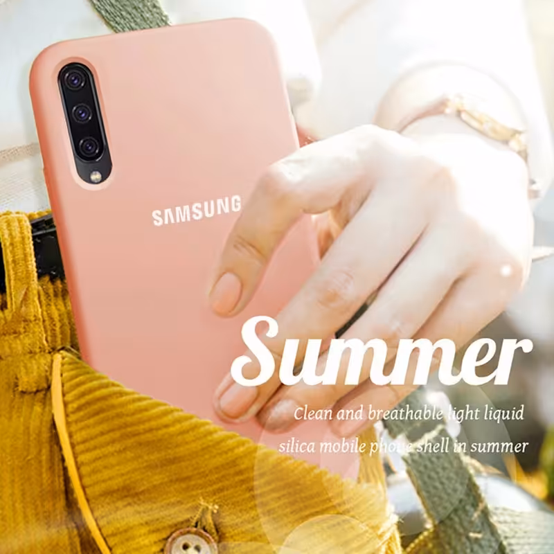 قاب سیلیکونی معمولی زیر بسته مناسب برای گوشی موبایل Samsung Galaxy A50-A50s-A30s