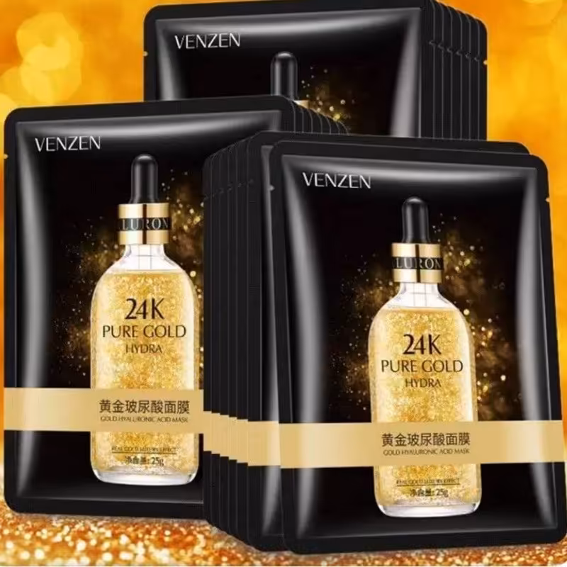 ماسک ورقه ای صورت طلای 24 عیار  VENZEN