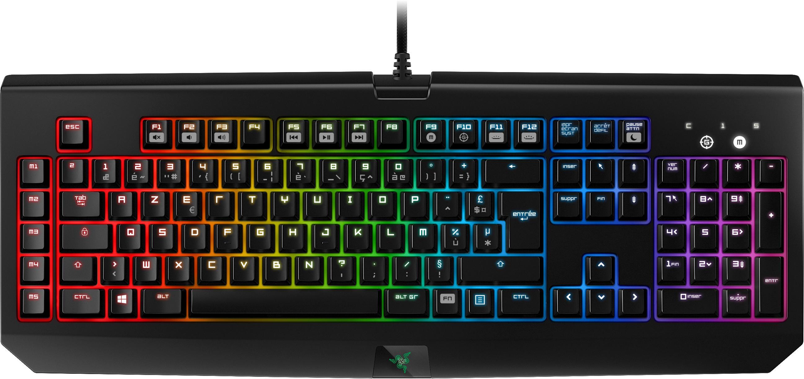 کیبورد مخصوص بازی ریزر مدل BlackWidow Chroma