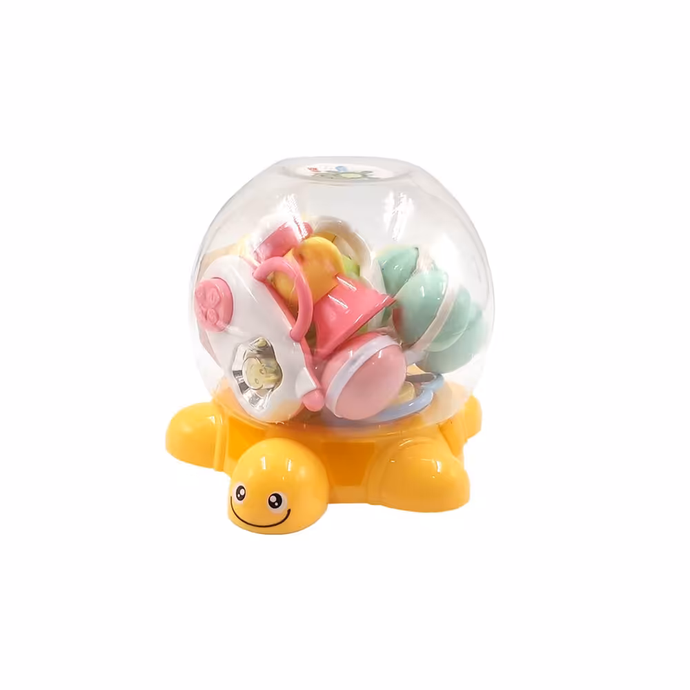 پک جغجغه نوزاد طرح لاکپشت 7عددی