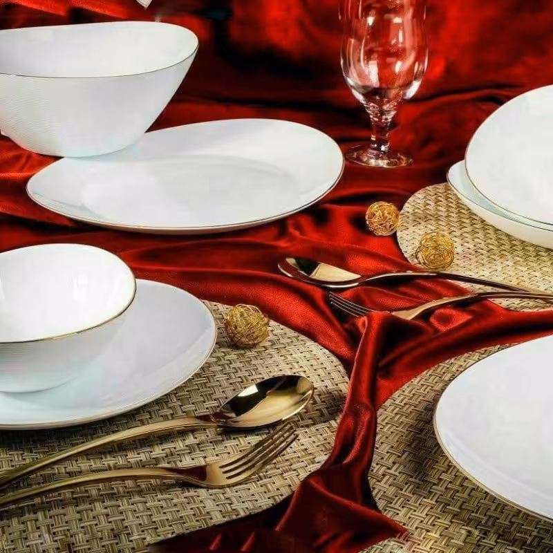 سرویس ارکوپال 26 پارچه دینو مدل لب طلا
26 پارچه

