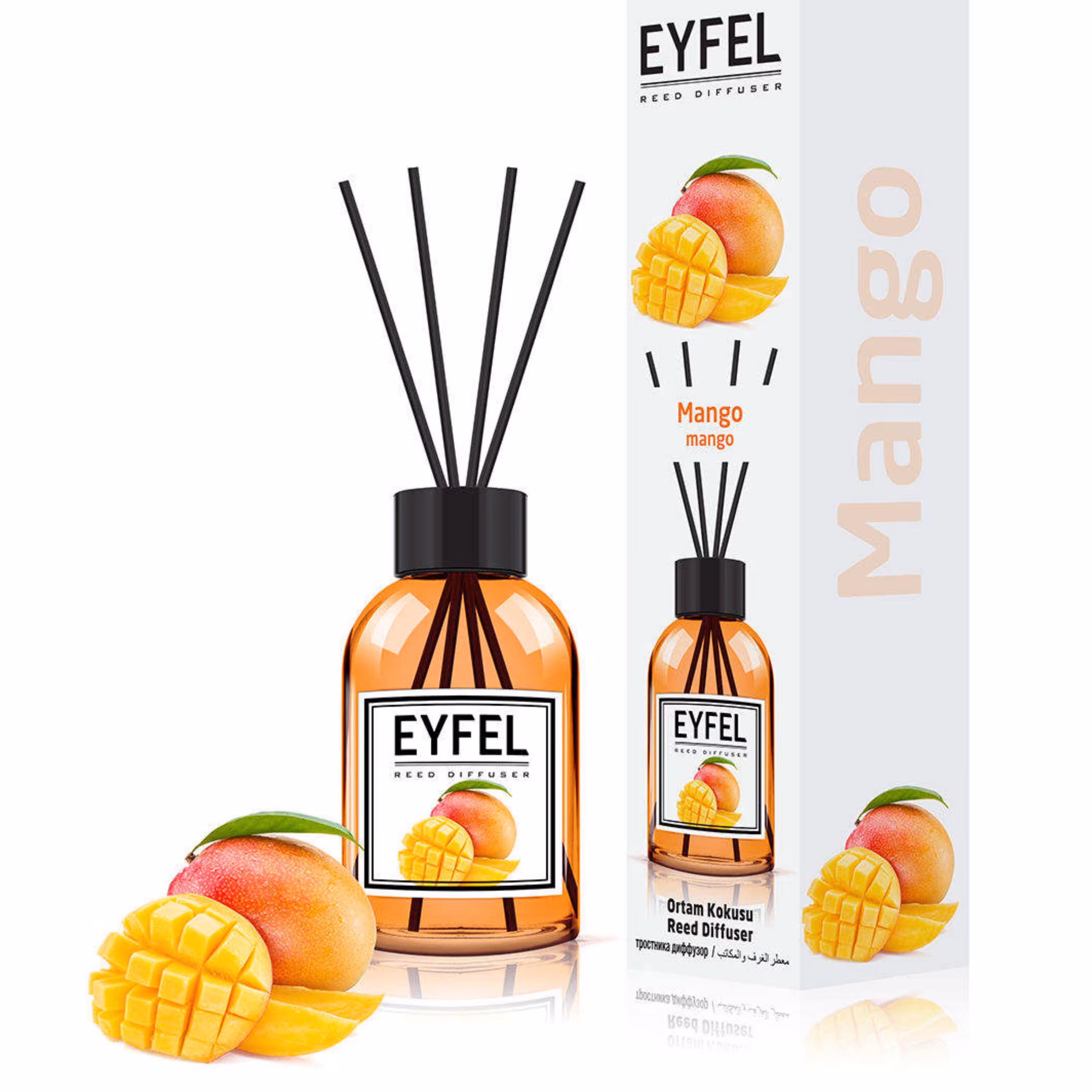 اسانس وخوشبوکننده ایفل مدل MANGO دارای وزن 110میلی لیتر