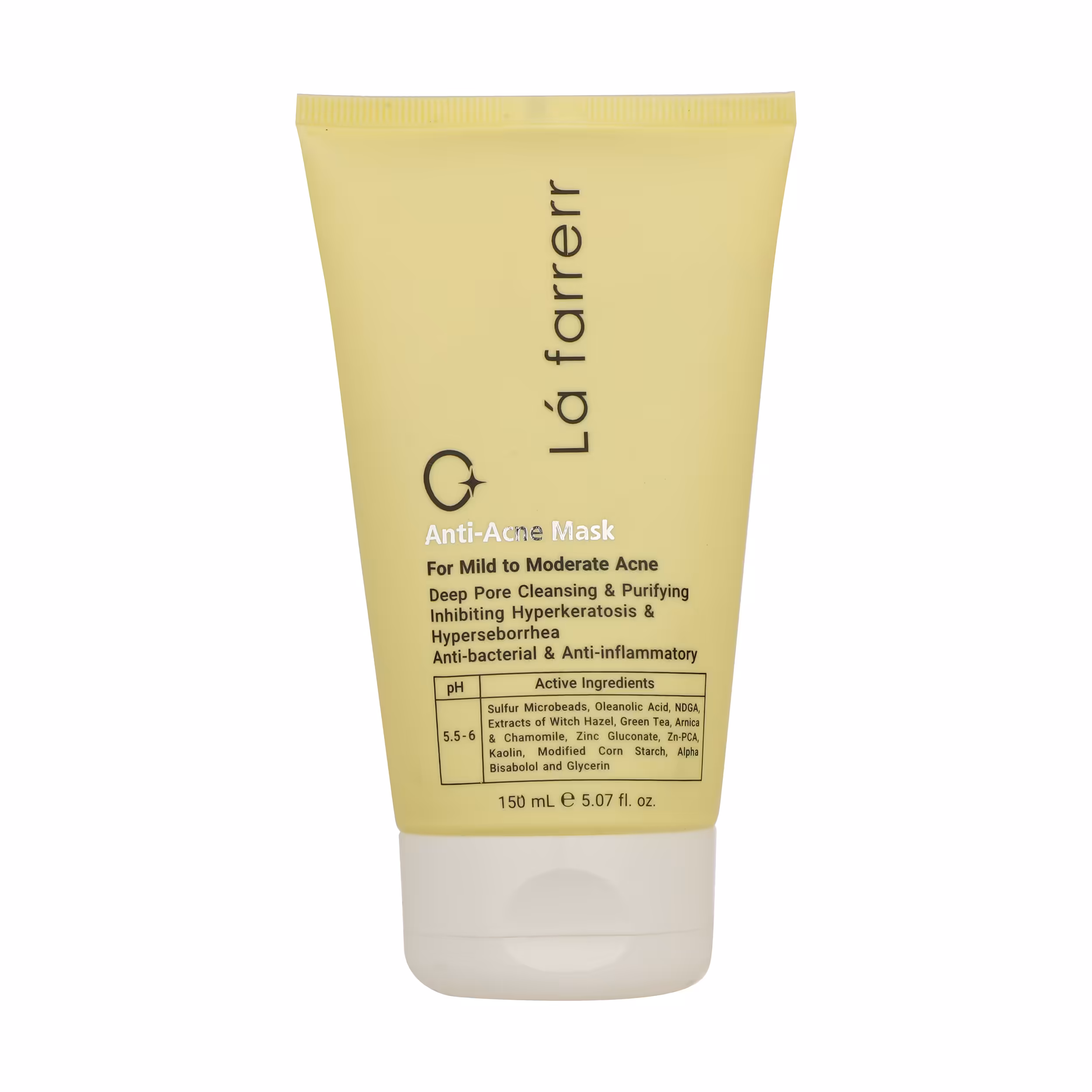 ماسک صورت لافارر مدل ضد آکنه مناسب پوست های مستعد آکنه حجم 150 میلی لیتر