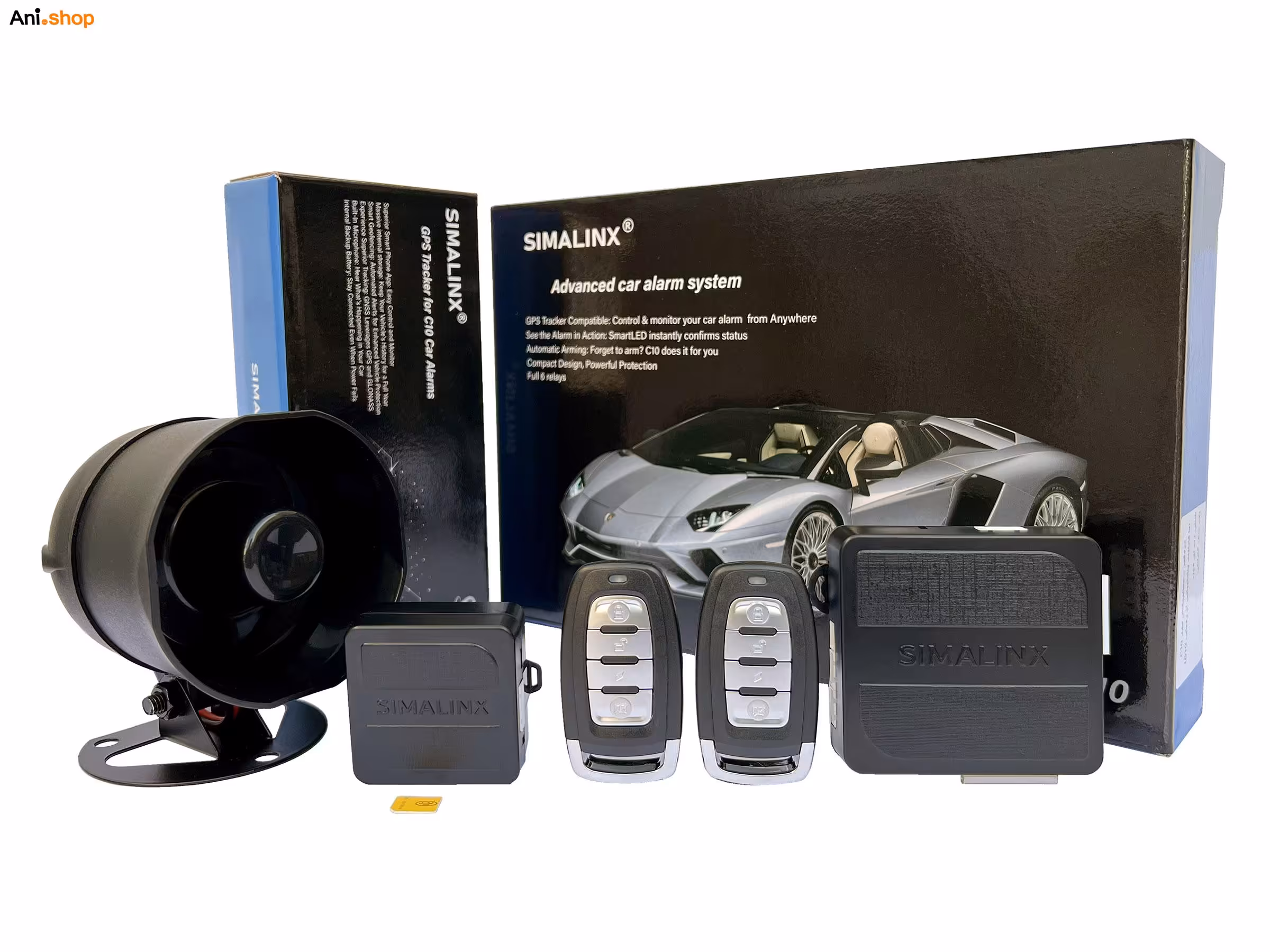 پک کامل سیمالینکس (دزدگیرc10 ردیاب G10)