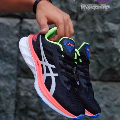 کفش اسپرت مردانه اسیکس نیو رنگ مشکی