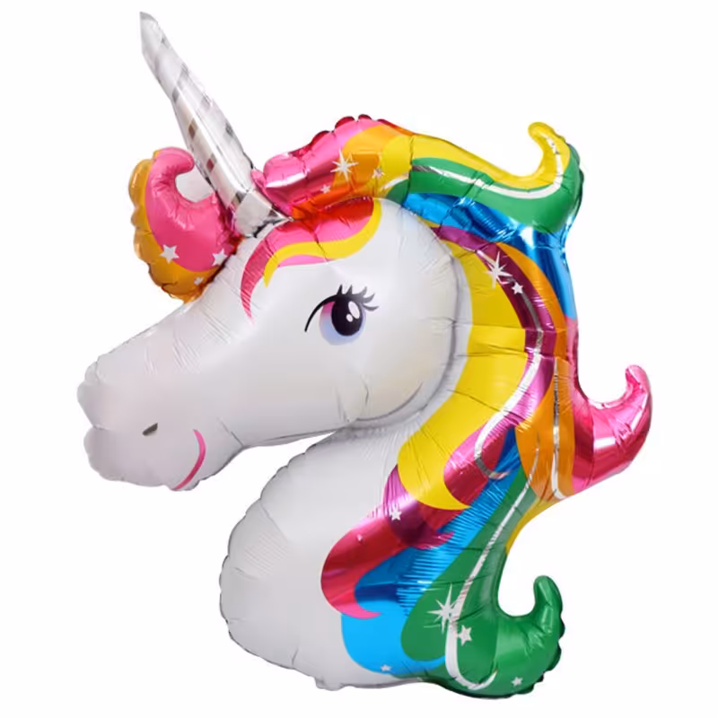 بادکنک فویلی مدل یونیکورن اسب تک شاخ کد  DB20