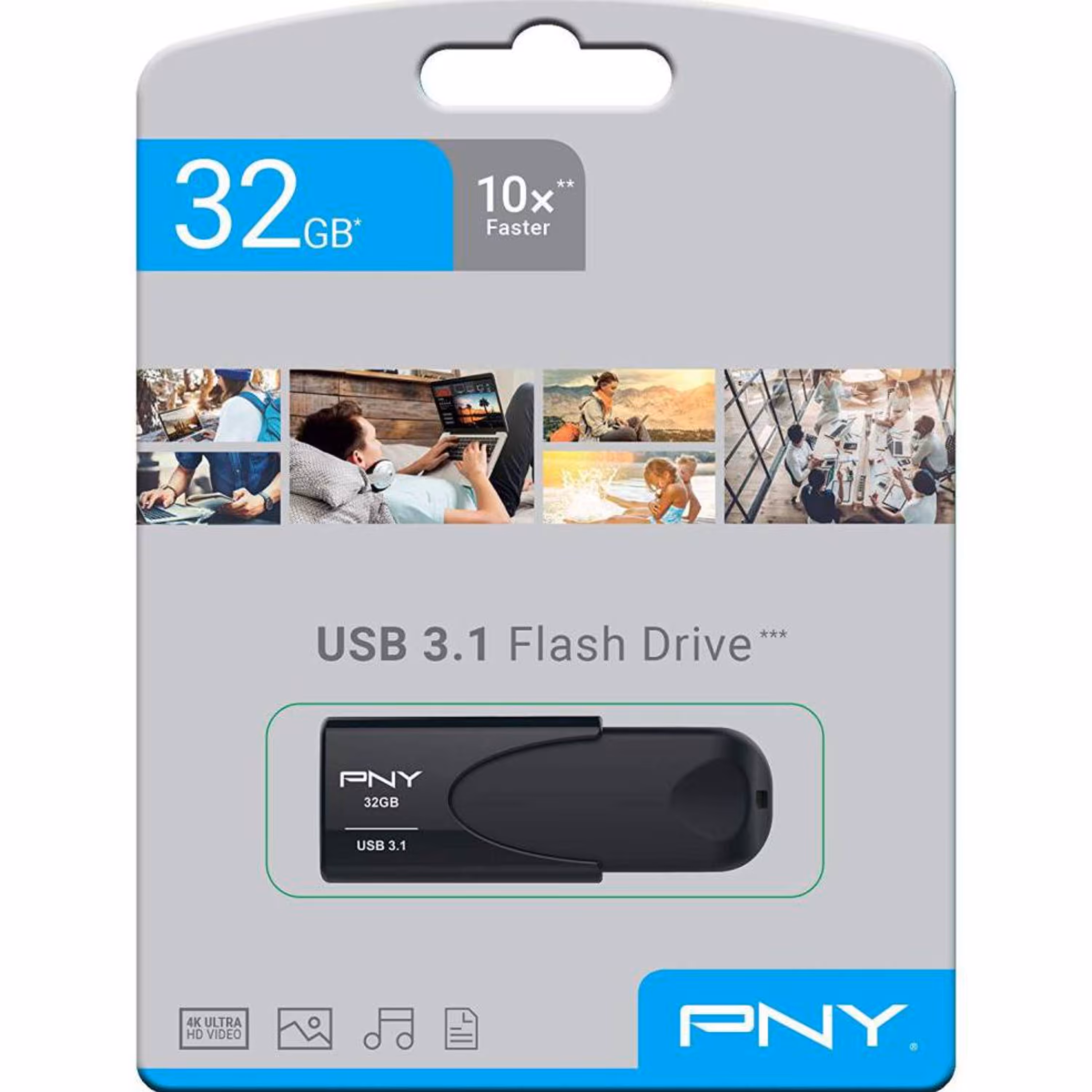 فلش مموری PNY USB 3.1 ظرفیت 32 گیگابایت