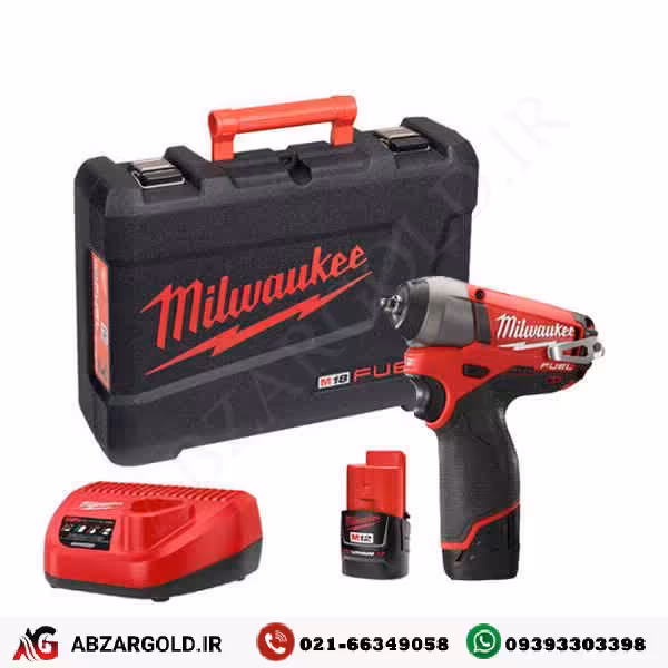 آچار بکس شارژی میلواکی 4-1 اینچ مدل M12CIW14