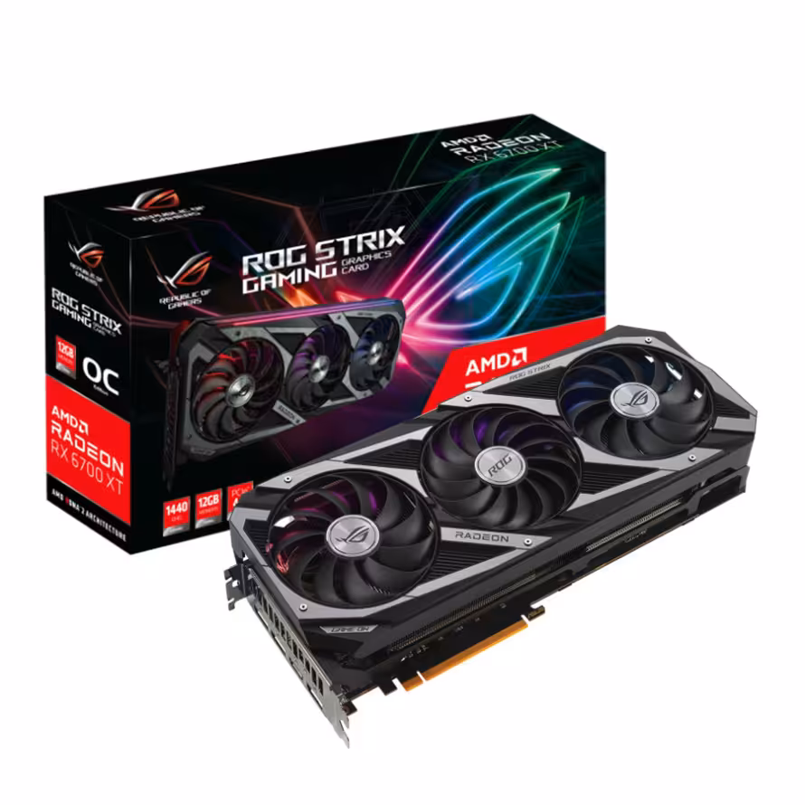کارت گرافیک ایسوس ROG Strix Radeon RX 6700 XT OC Edition 12GB