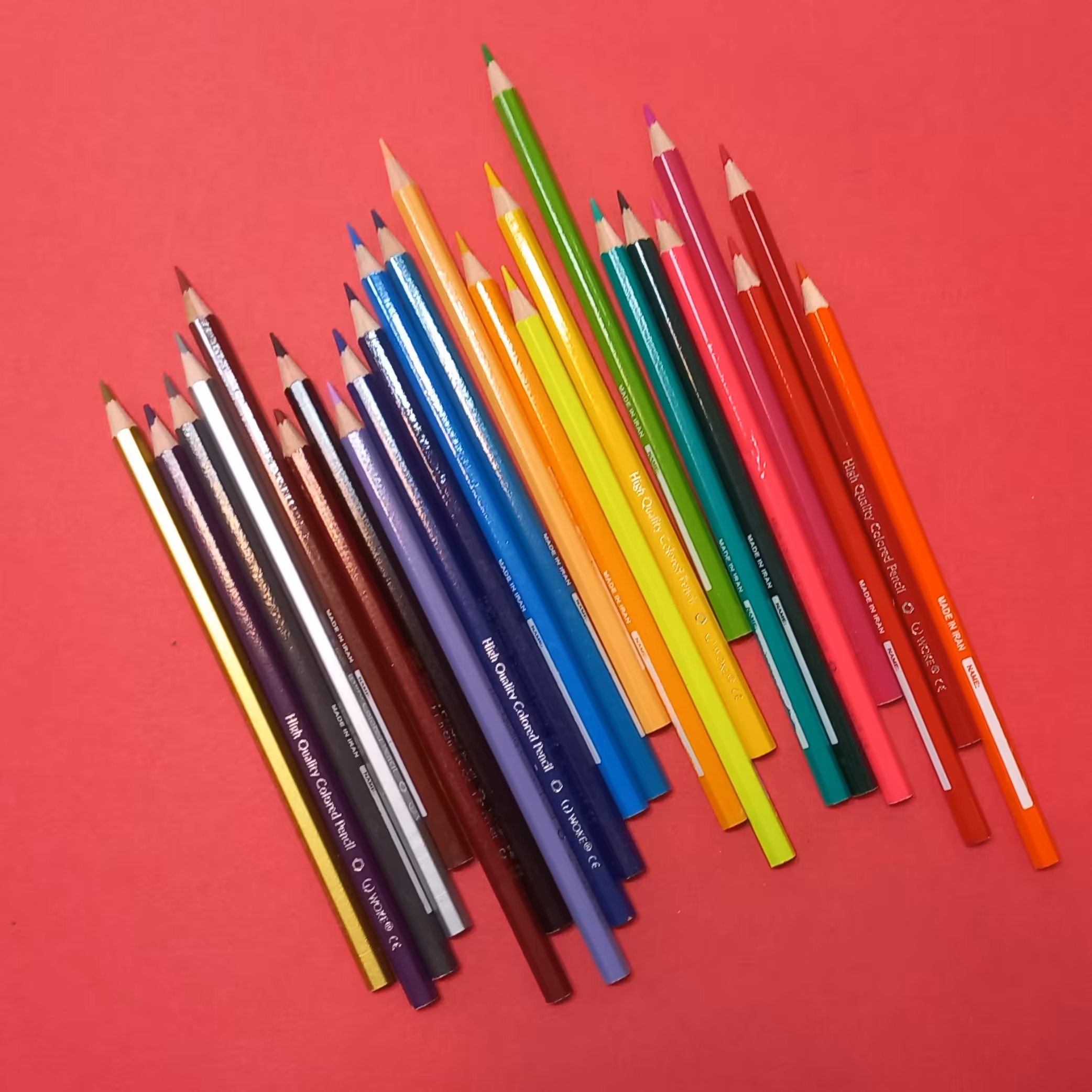 مداد رنگی 24 رنگ برند وک