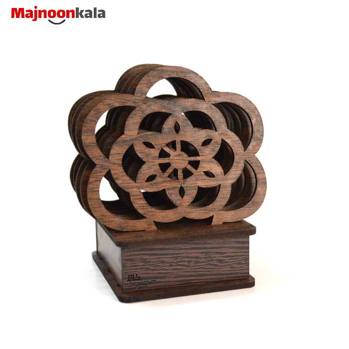 زیر لیوانی شش تایی همراه با مکان قرار گیری مدل 734