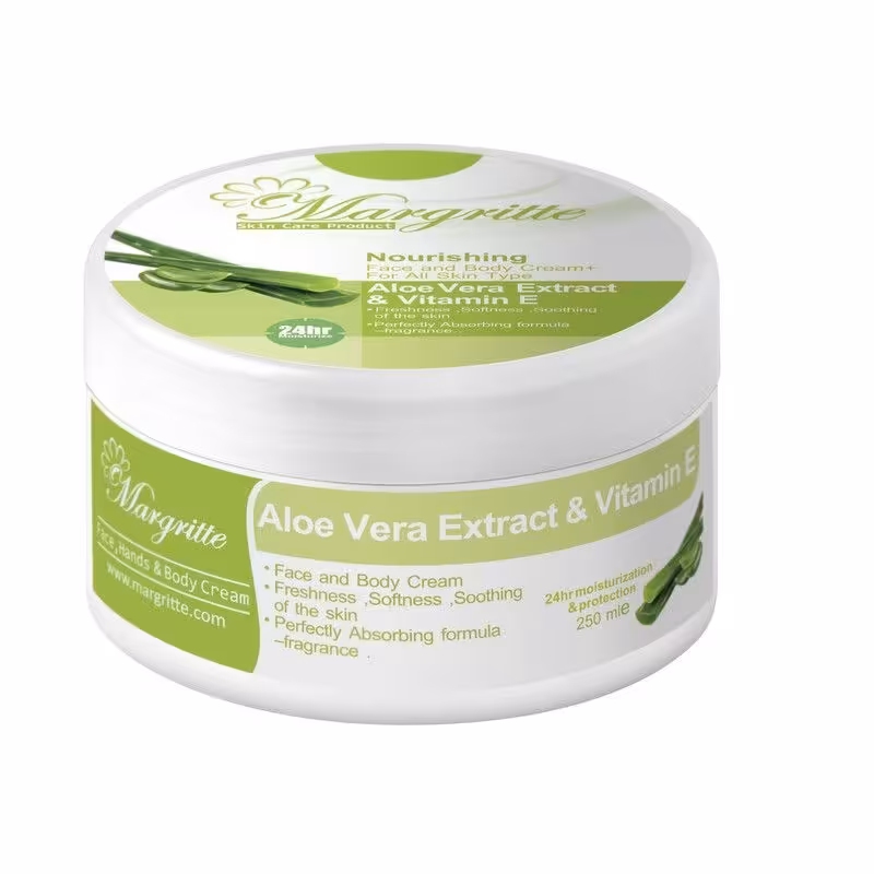 کرم مرطوب کننده آبرسان آلوئه ورا کاسه ای مارگریت 150 میل
