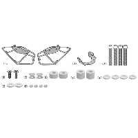 کیف موتورسیکلت TE5125 BMW G 310 R 17 20 حامل کیسه پارچه جانبی Givi