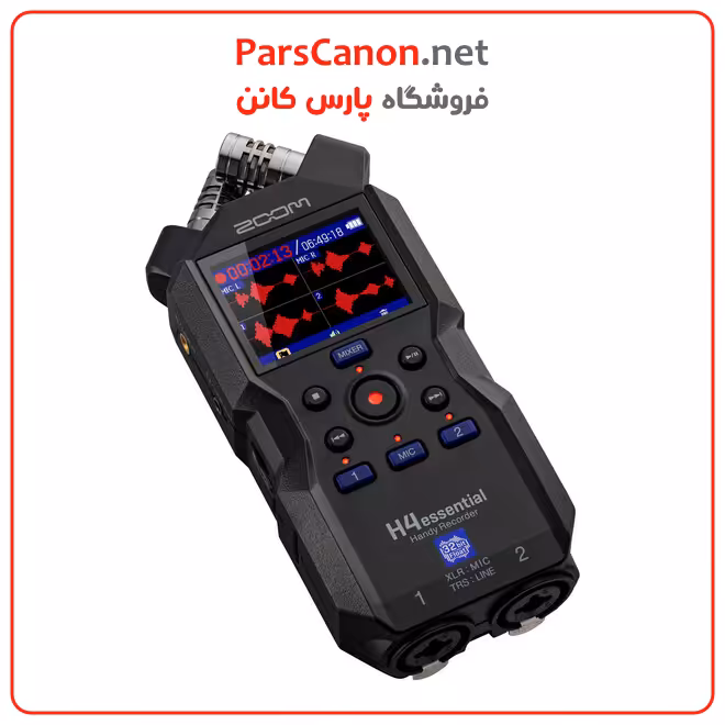 رکوردر زوم Zoom H4essential 4-Track 32-Bit Float Portable Audio Recorder