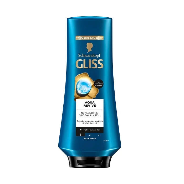 نرم کننده مو آبی گلیس Gliss Aqua Revive - خرید ماسک مو اصل