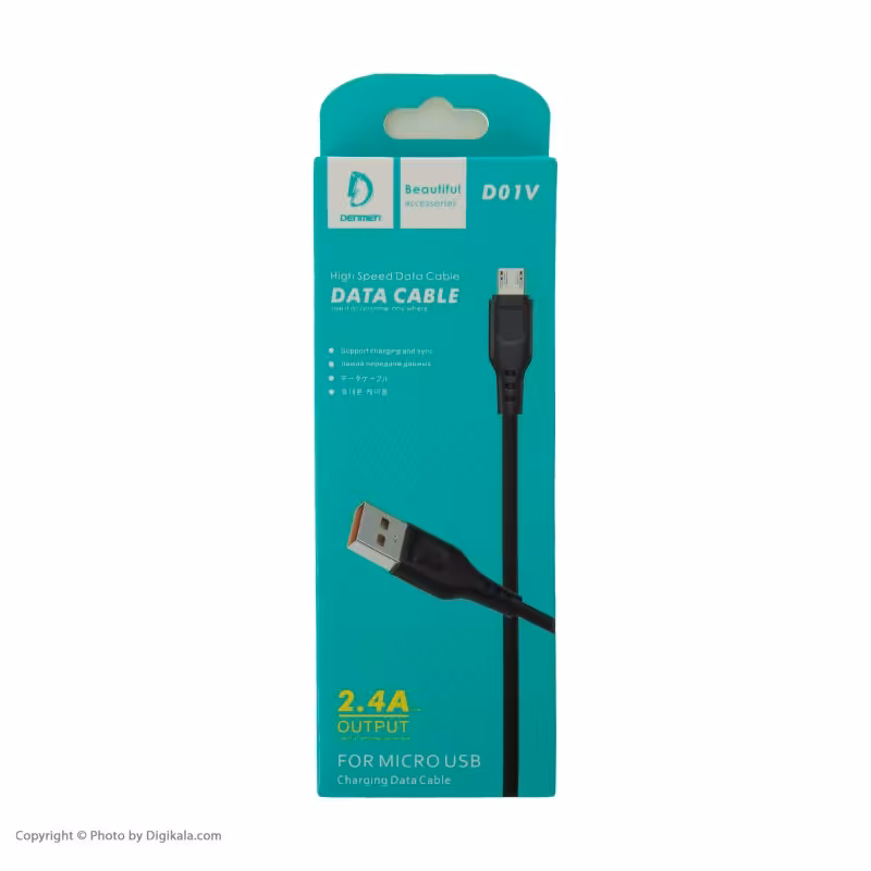 کابل شارژ DENMEN D01V micro